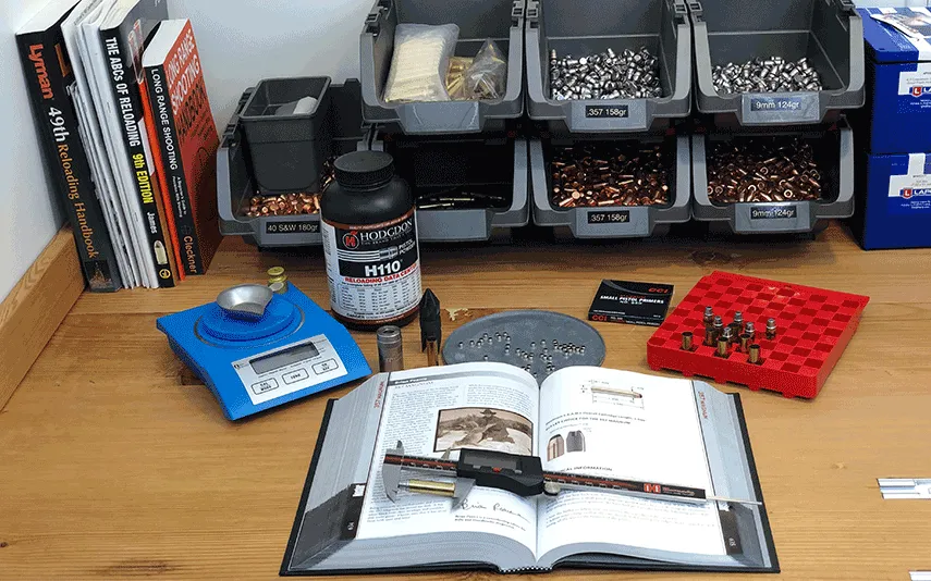 Handloading: A Complete Guide to Reloading Your Own Ammunition 1 the beginners guide to reloading. the reloading bench at guns and gear guide