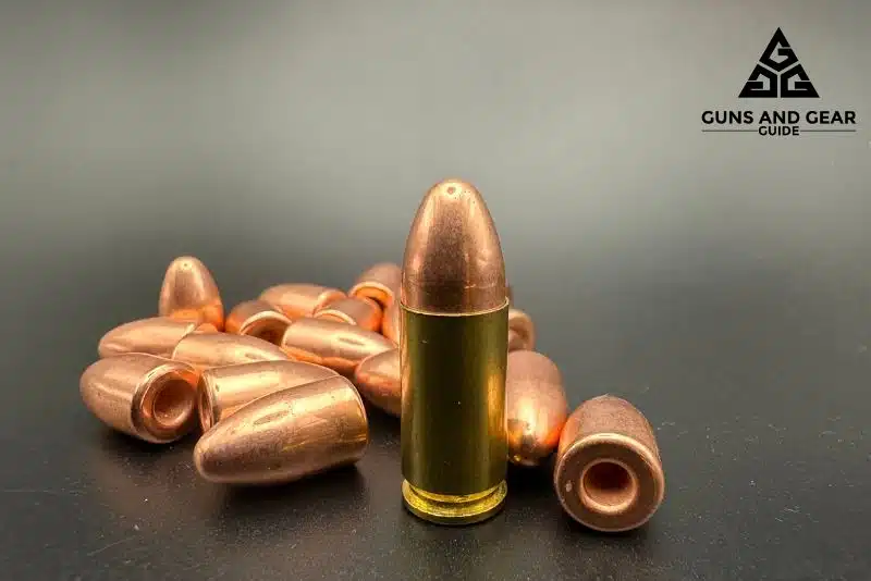 Handloading: A Complete Guide to Reloading Your Own Ammunition 4 9mm projectiles and loaded round from guns and gear guide.