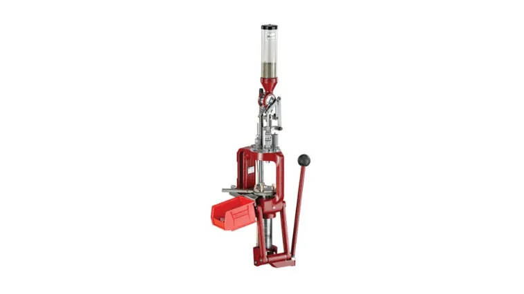 An image of the Hornady Lock-N-Load AP on a white background for the blog post Best Progressive Reloading Presses. 