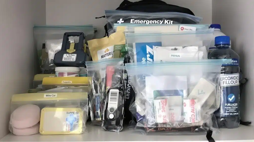 organizing your kit items